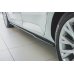 Накладки сплиттеры на пороги на Skoda Superb III рестайл